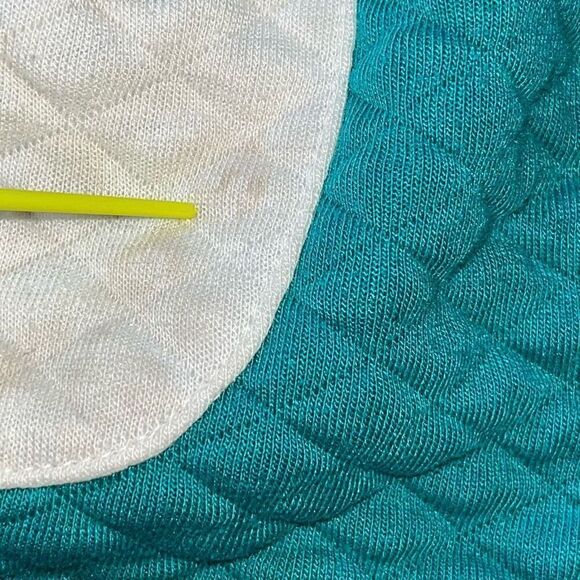 Circo Girls Pajama Set Size 4T Blue Green Quilted Embroidered Cute Long Sleeves - Picture 7 of 14